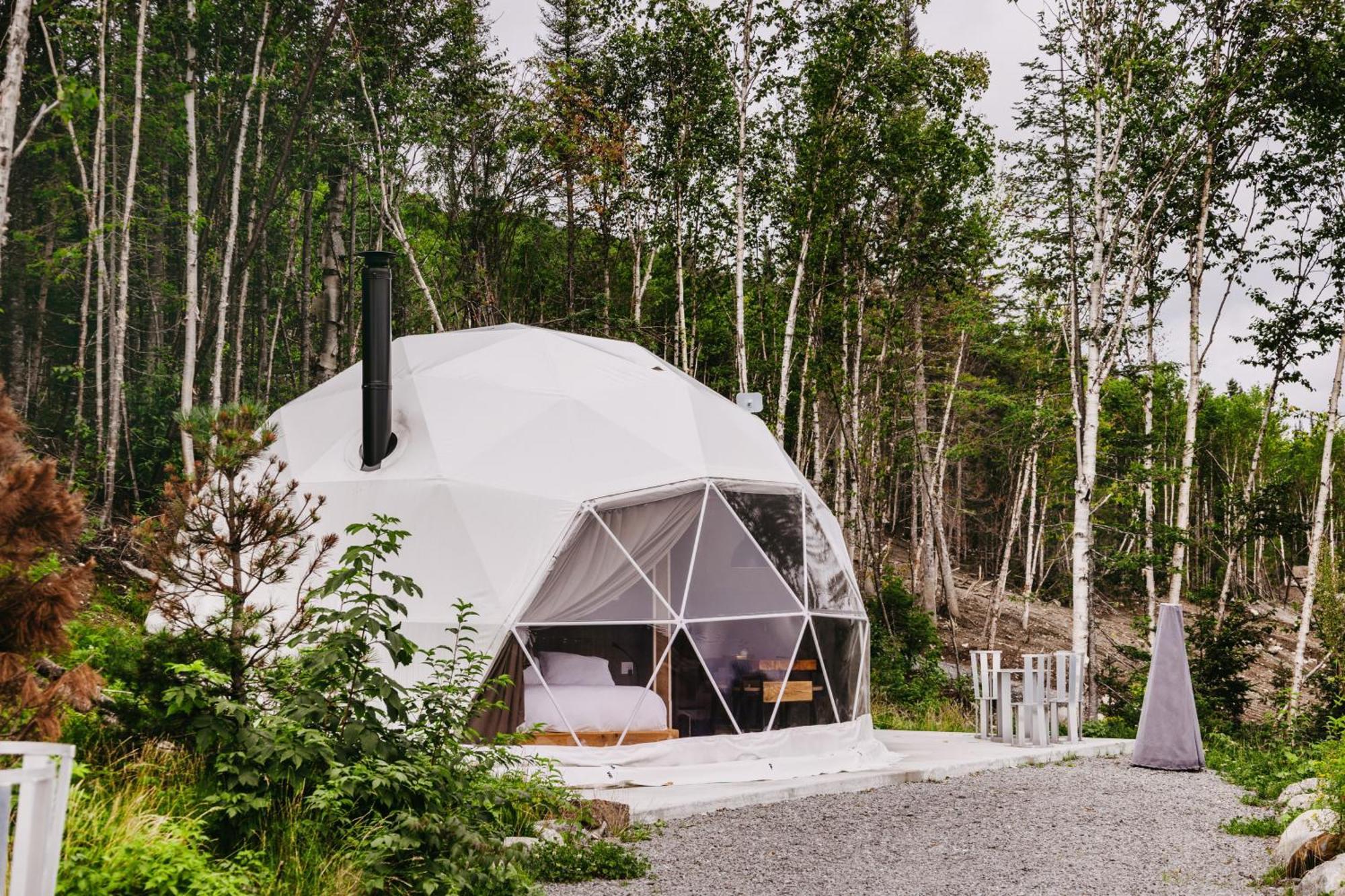 Appartamento Les diamants de l'éternel Saint-David-de-Falardeau Esterno foto